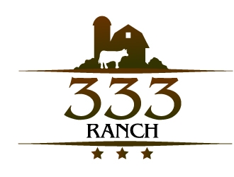 333 Ranch logo design by Dawnxisoul393