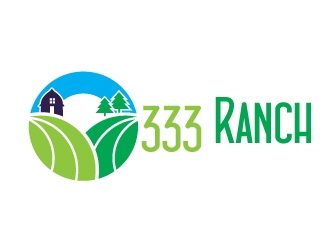 333 Ranch logo design by uttam