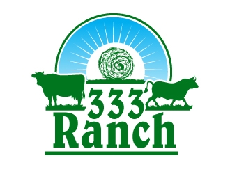 333 Ranch logo design by uttam