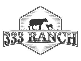 333 Ranch logo design by fastsev