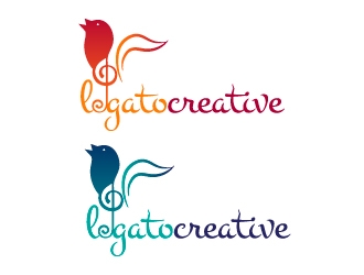 Legato Creative logo design by savvyartstudio