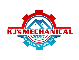 KJs Mechanical and Construction LLC logo design - 48hourslogo.com