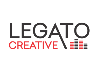 Legato Creative logo design by Aldabu