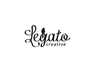 Legato Creative logo design by hole