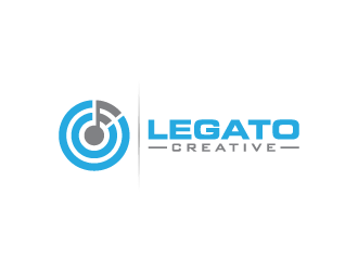 Legato Creative logo design by pencilhand