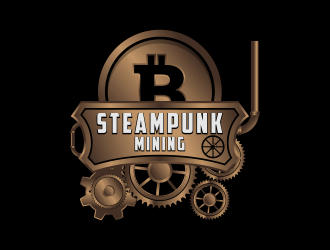 Steampunk Mining logo design by Kruger