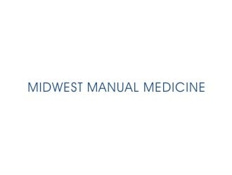 Midwest Manual Medicine logo design by bricton