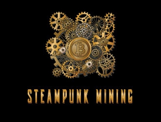 Steampunk Mining logo design by AYATA