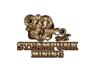 Steampunk Mining logo design by Donadell