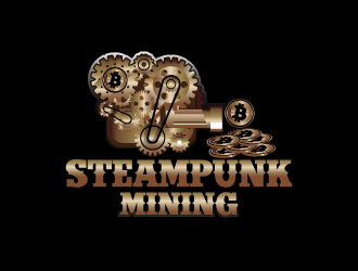 Steampunk Mining logo design by Donadell