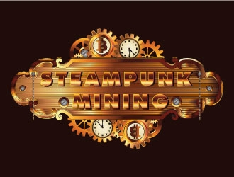 Steampunk Mining logo design by AYATA