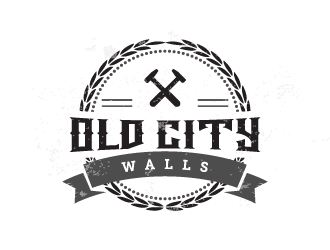 Old City Walls logo design by pencilhand