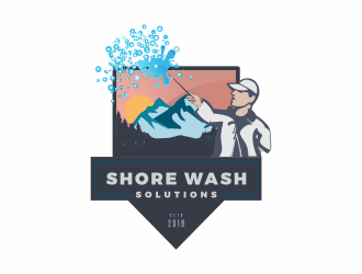 Shore Wash Solutions logo design by rifted