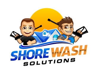 Shore Wash Solutions logo design by daywalker