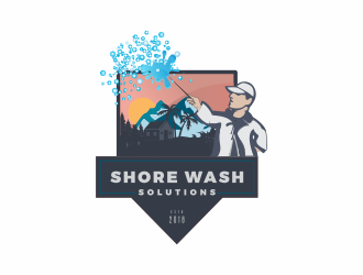 Shore Wash Solutions logo design by rifted