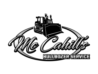 McCahill’s Bulldozer Service logo design by beejo