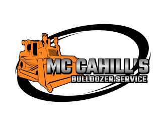 McCahill’s Bulldozer Service logo design by beejo