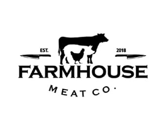 Farmhouse Meat Co. logo design by ingepro