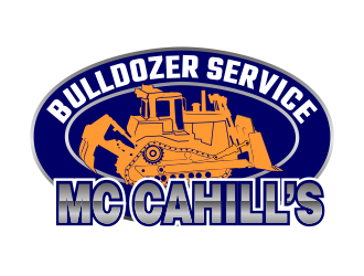 McCahill’s Bulldozer Service logo design by beejo