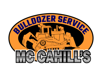 McCahill’s Bulldozer Service logo design by beejo