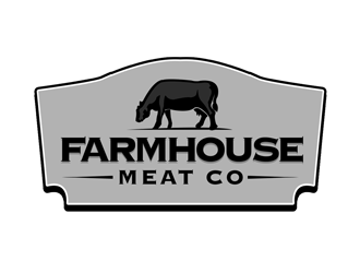 Farmhouse Meat Co. logo design by kunejo