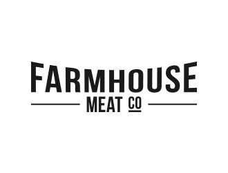 Farmhouse Meat Co. logo design by lexipej