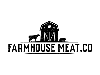 Farmhouse Meat Co. logo design by cholis18