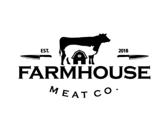 Farmhouse Meat Co. logo design by ingepro