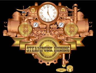 Steampunk Mining logo design by AYATA