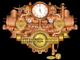 Steampunk Mining logo design by AYATA