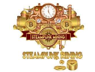 Steampunk Mining logo design by AYATA