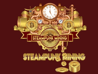 Steampunk Mining logo design by AYATA