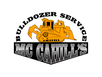 McCahill’s Bulldozer Service logo design by beejo