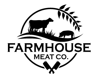 Farmhouse Meat Co. logo design - 48hourslogo.com