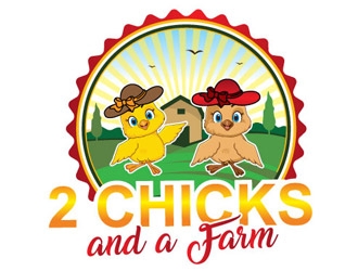 2 Chicks and a Farm logo design by shere