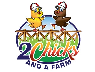 2 Chicks and a Farm logo design by shere