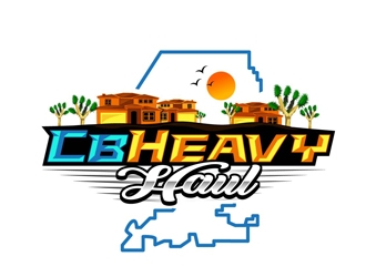 CB Heavy Haul logo design by DreamLogoDesign