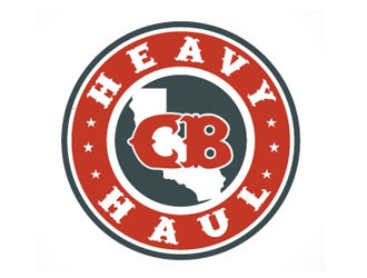 CB Heavy Haul logo design by LucidSketch