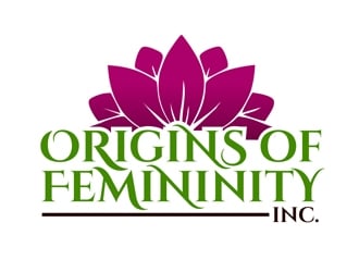 Origins of Femininity Inc. logo design by Roma