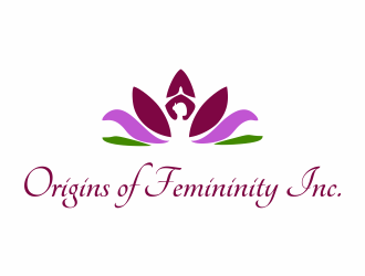 Origins of Femininity Inc. logo design by mletus