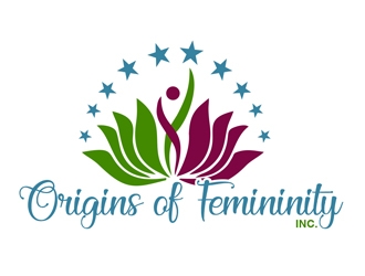 Origins of Femininity Inc. logo design by Roma