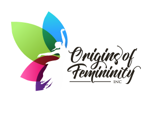 Origins of Femininity Inc. logo design by schiena