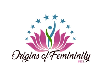 Origins of Femininity Inc. logo design by Roma