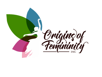 Origins of Femininity Inc. logo design by schiena