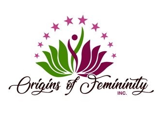 Origins of Femininity Inc. logo design by Roma