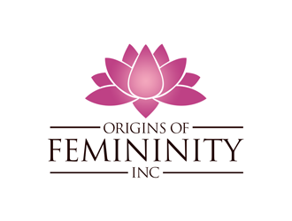 Origins of Femininity Inc. logo design by kunejo