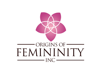 Origins of Femininity Inc. logo design by kunejo