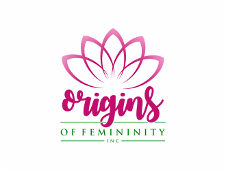 Origins of Femininity Inc. logo design by mutafailan