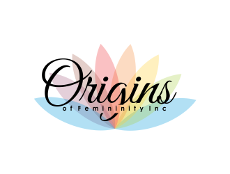 Origins of Femininity Inc. logo design by Girly