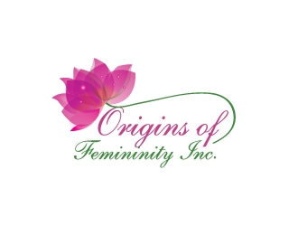 Origins of Femininity Inc. logo design by webmall